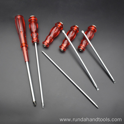 Factory wholesale massage handle red screwdriver
